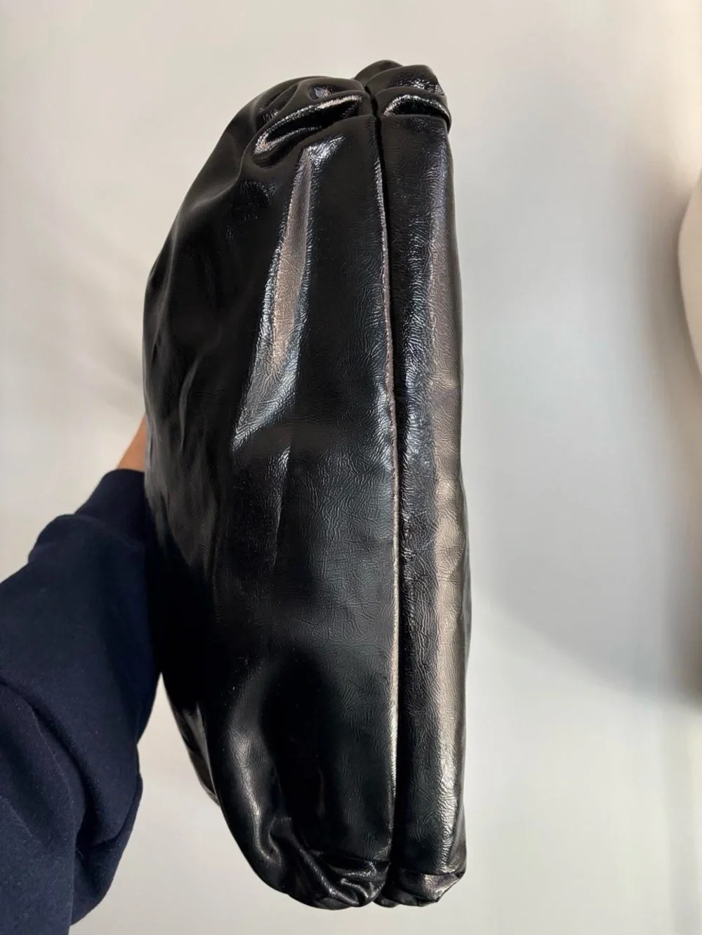 Vintage Y2K Coach Poppy Black Patent Tote Bag F20004